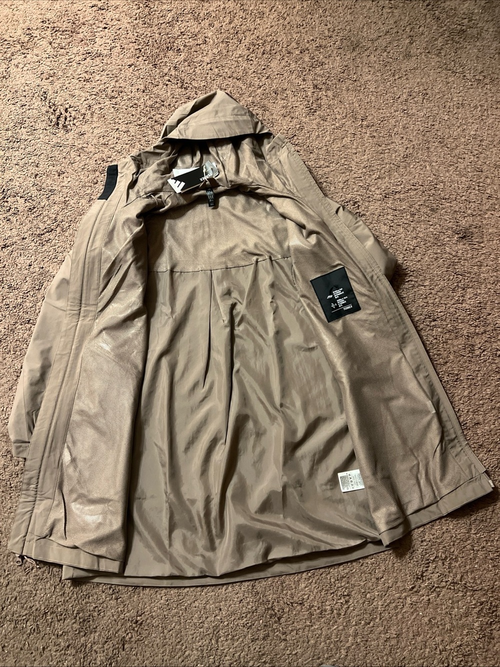 Adidas Terrex Multi 2 Layer Climaproof Rain Parka Waterproof Jacket XS KA7033